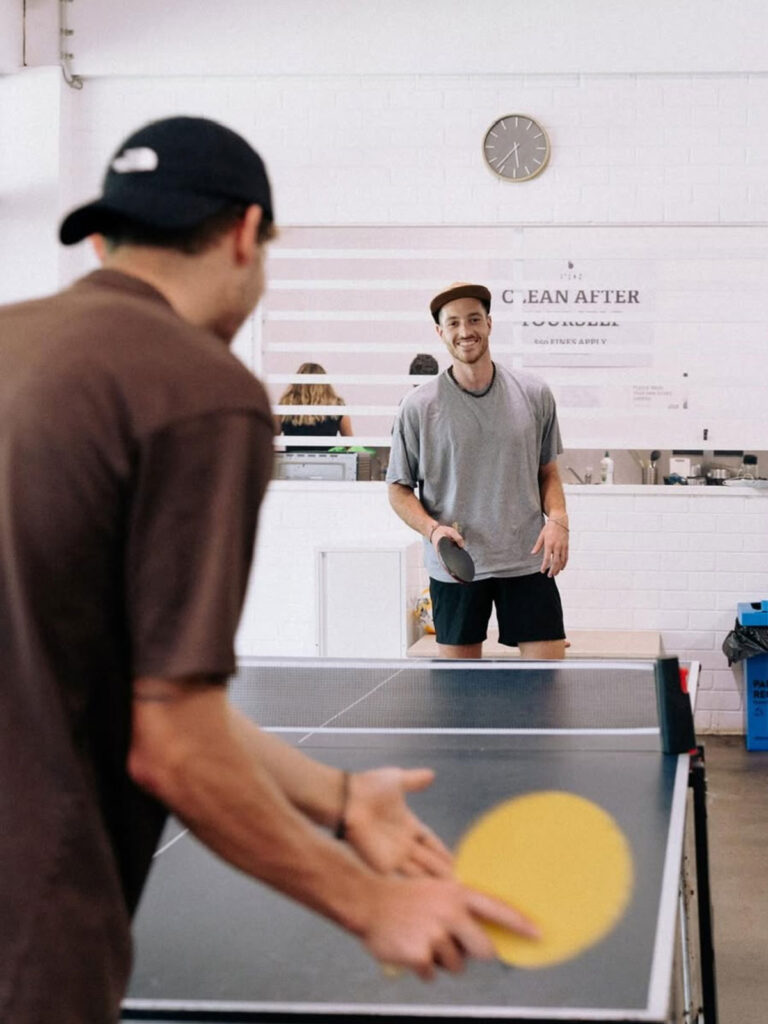 Hostel with Ping Pong table