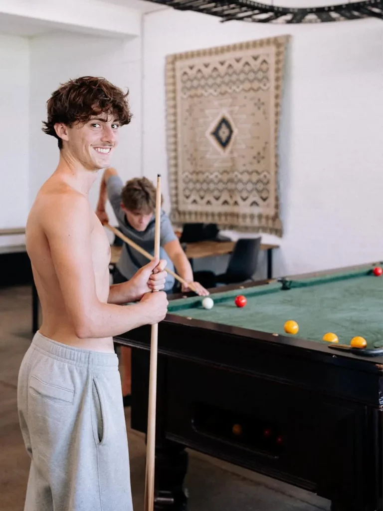 Hostel with pool table in Byron Bay